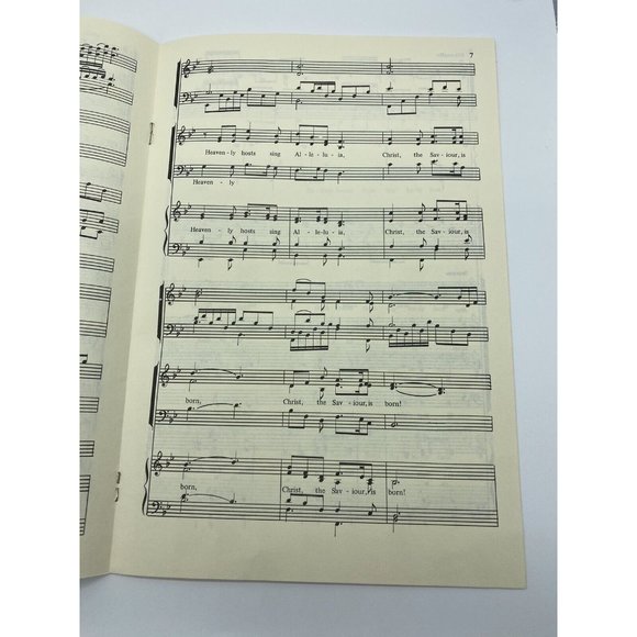 Silent Night Robert J. Powell Choral Concertato Sheet Music G-2522 GIA Pub 1982 - Picture 4 of 5